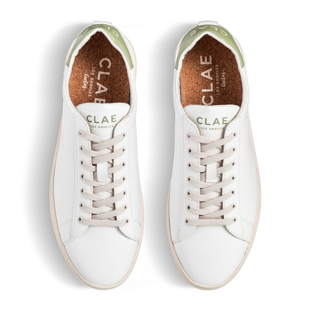 CLAE BRADLEY CACTUS Shoes Womens USA063-R48 In White Sage